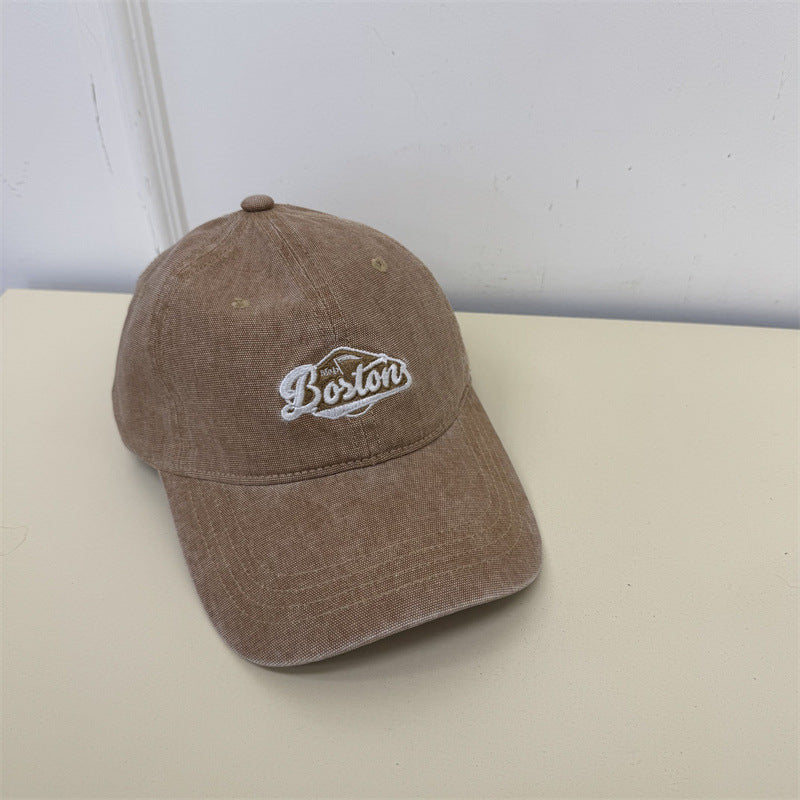 Unisex Vintage-Inspired Embroidered Baseball Cap Bowlift