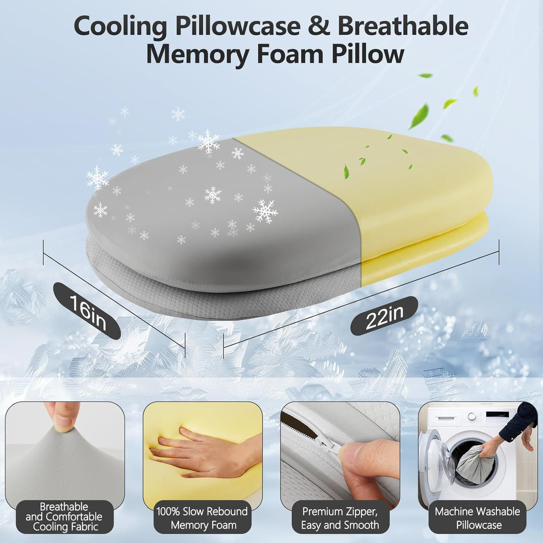 Ergonomic and Adjustable Neck Pillow Bowlift