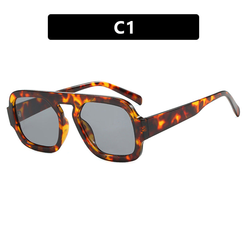 Women's trendy sunglasses with distinct angular design and UV protection Bowlift