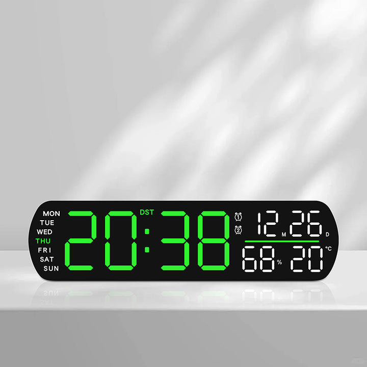 Digital multifunction alarm clock with large LED display Bowlift