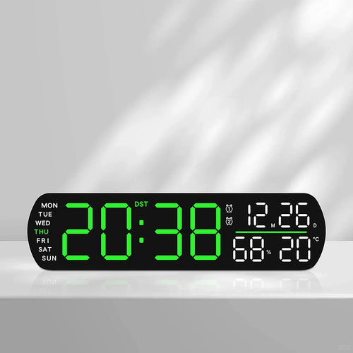 Digital multifunction alarm clock with large LED display Bowlift