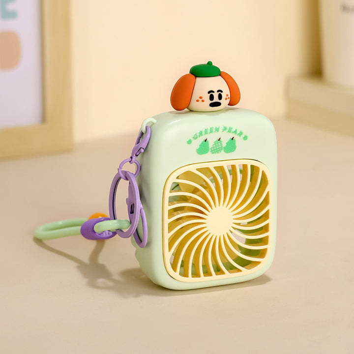Ladies creative portable mini fan with cat motif Bowlift