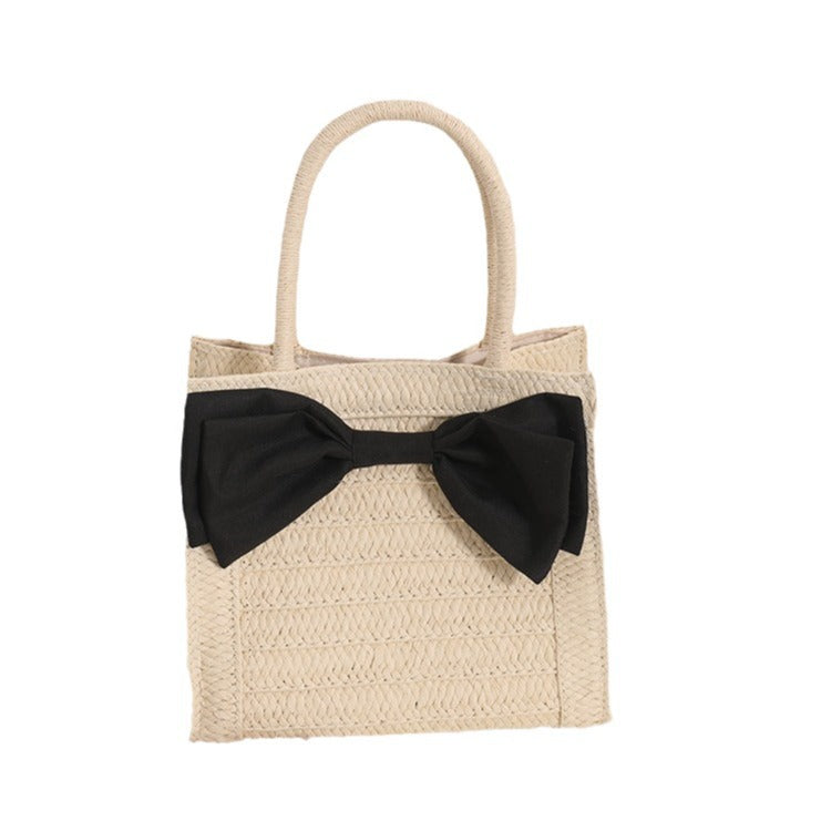 Elegant Bast handbag with bow detail Bowlift