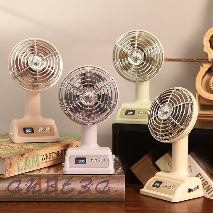 Women's table fan with digital speed control Bowlift