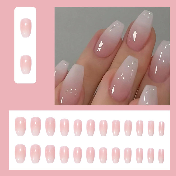 Artificial nail set with elegant ombre effect Bowlift