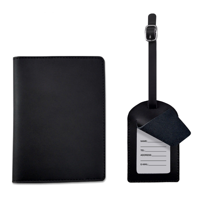 Genuine Leather Luggage Tag Bowlift