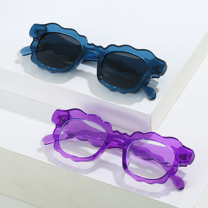 Unique Shaped Frame Sunglasses Bowlift