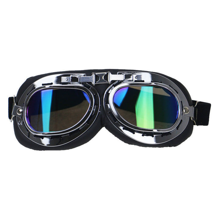 Vintage-Style Protective Riding Goggles Bowlift