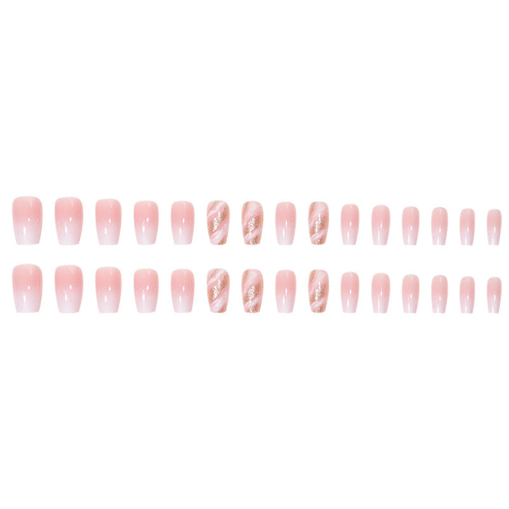 Elegant Sculpted Press-On Nails Bowlift