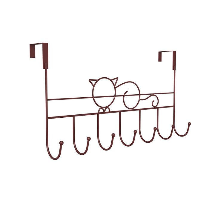 Cat-Themed Wall Hook Rack Bowlift