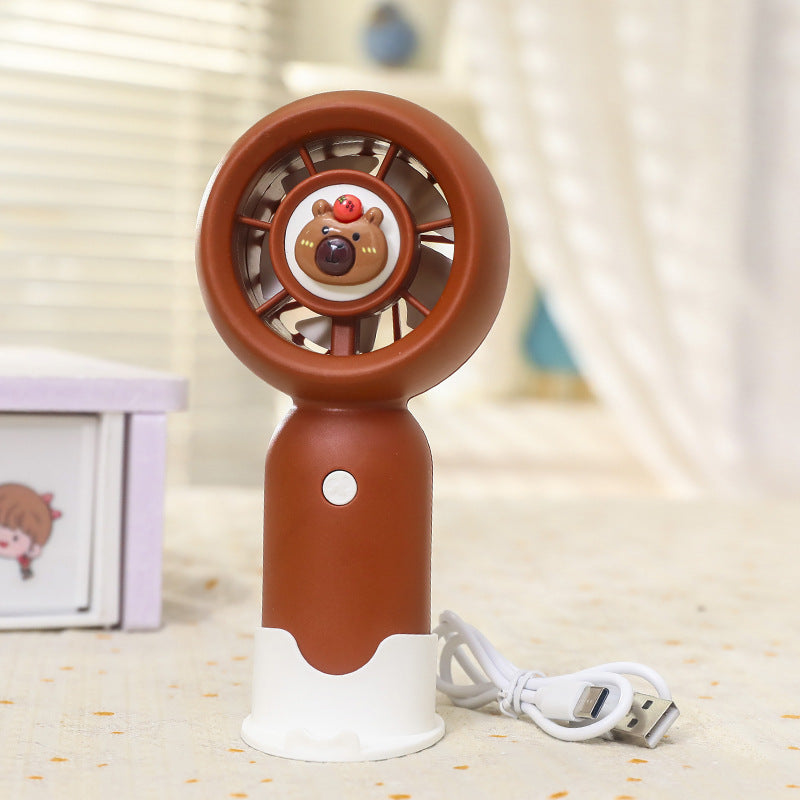 Women's portable handheld fan with compact and ergonomic design Bowlift