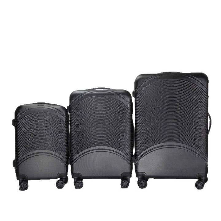 Unisex Premium Textured Hardshell Luggage Set Bowlift