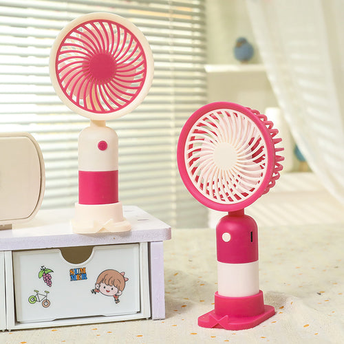 Women's Portable Mini Fan with USB Charging Function and Ergonomic Design Bowlift