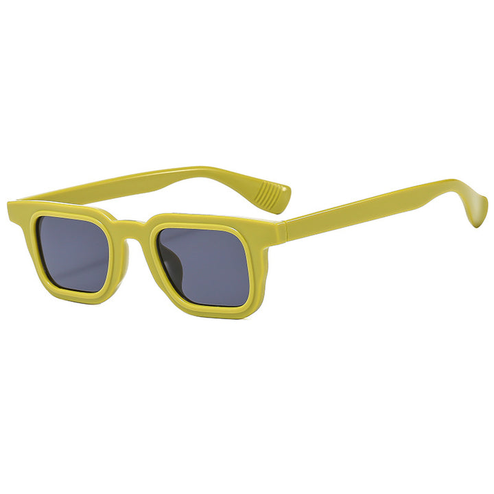Women's designer sunglasses with sturdy transparent frame and high-quality UV protection Bowlift