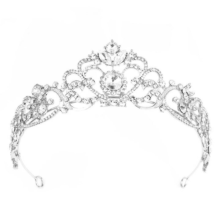 Ladies Crystal Embellished Tiara Bowlift