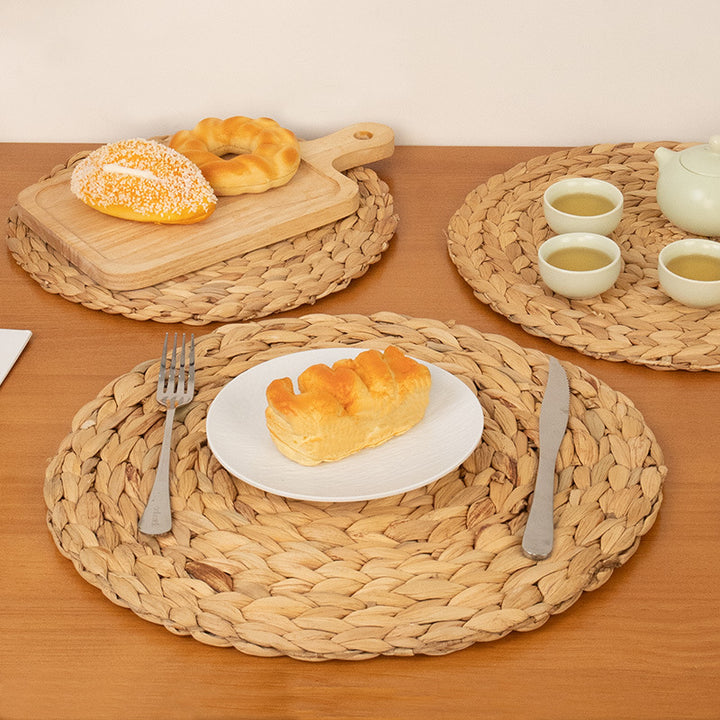 Round Woven Placemats Bowlift