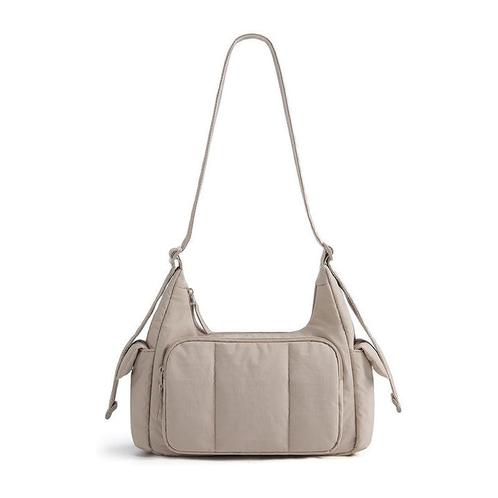 Fashionable shoulder bag with multifunctional compartments Bowlift