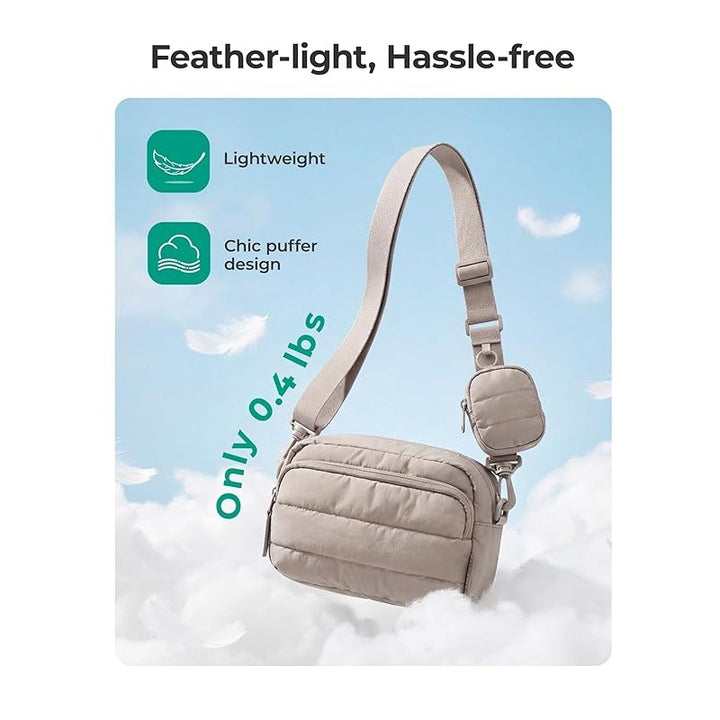 Fashionable shoulder bag with multifunctional compartments Bowlift