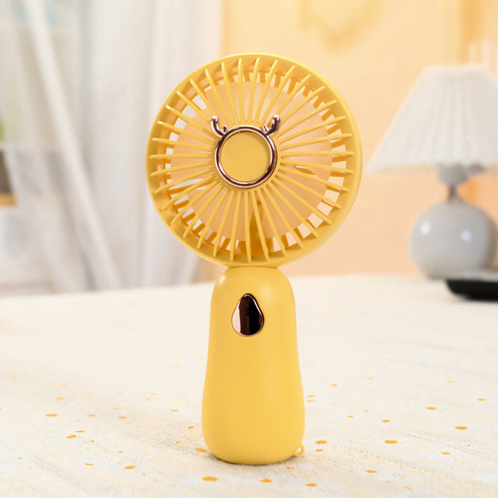 Women's Portable Mini Hand Fan with USB Charging Function Bowlift