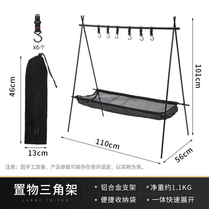 Portable camping hanging shelf Bowlift