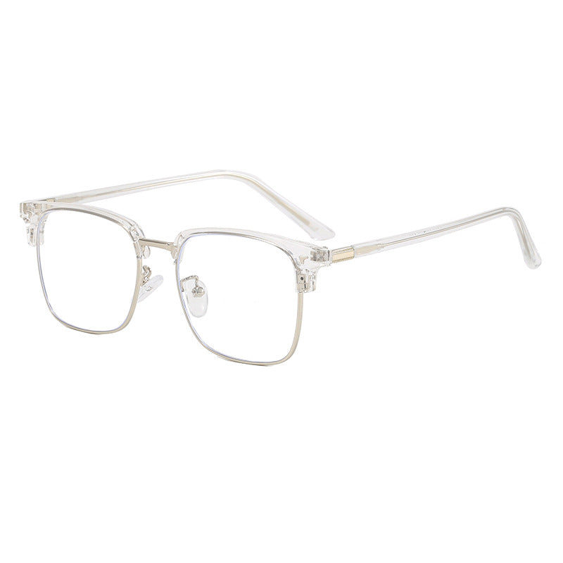 Ladies elegant square glasses with lightweight metal frame Bowlift