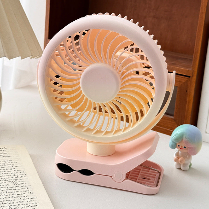 Women Portable Clip Fan with Flexible Tilt Bowlift
