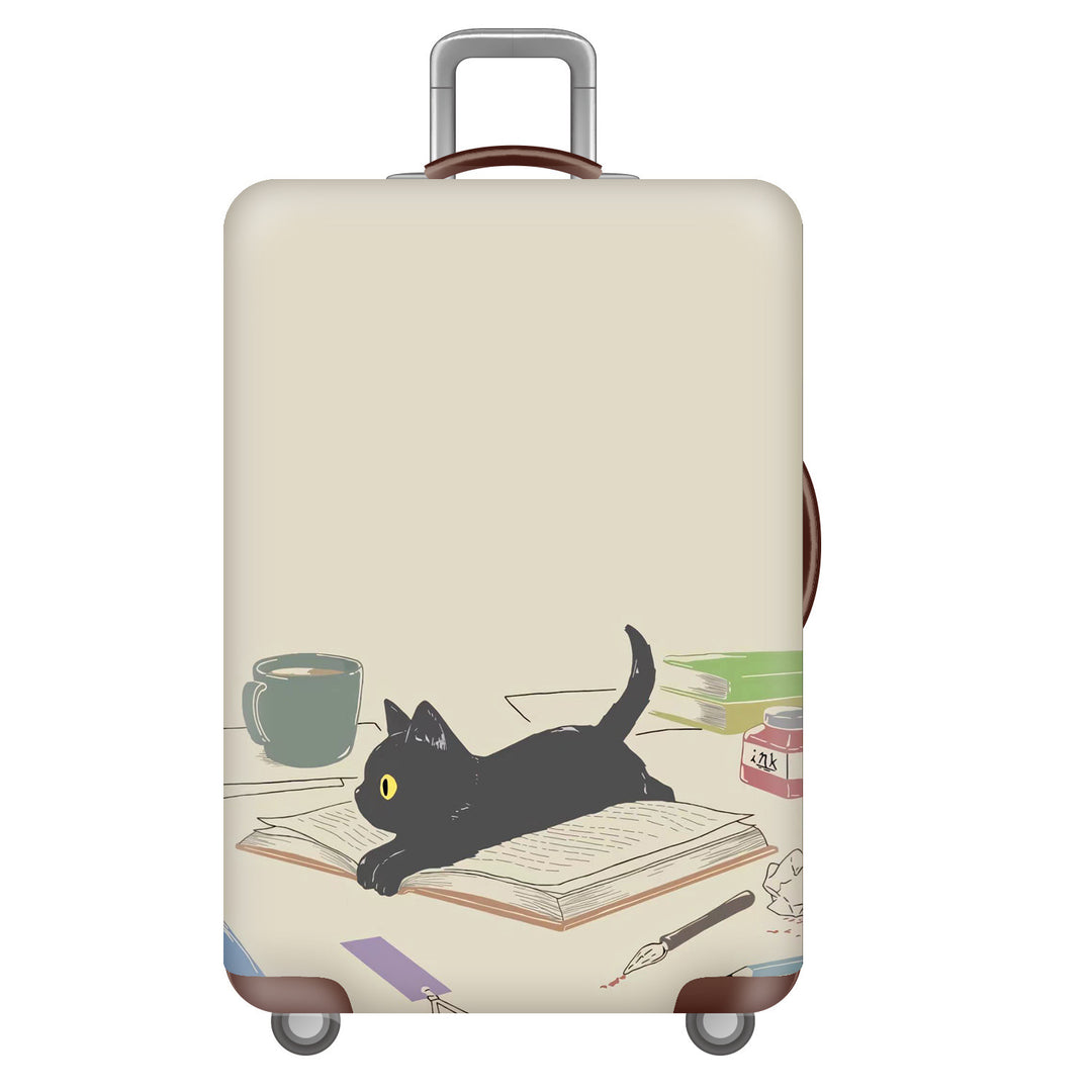 Unisex Hard-shell Suitcase with Impressive Futuristic City Design Bowlift
