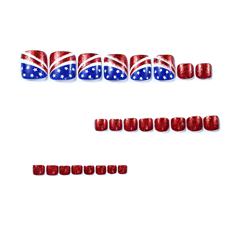 Festive Patriotic Nail Art Bowlift