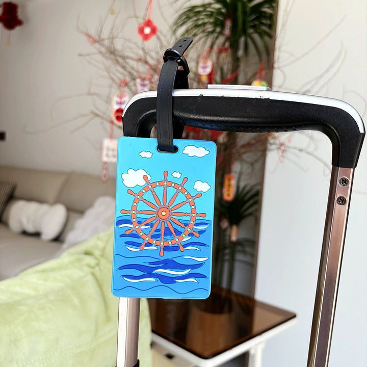 Shell-Shaped Luggage Tag Bowlift