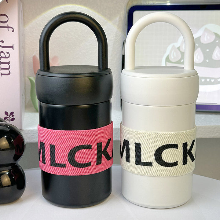 Women's multifunctional thermos cup with practical carrying handle Bowlift