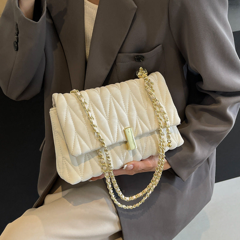 Quilted Shoulder Clutch Bowlift
