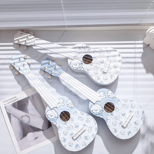 Cartoon-Themed Ukulele Bowlift