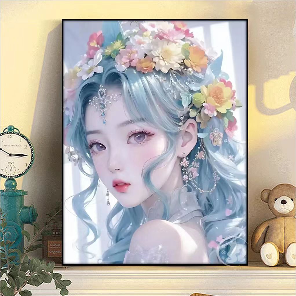 Fantasy Character Portrait Canvas Art Print Bowlift