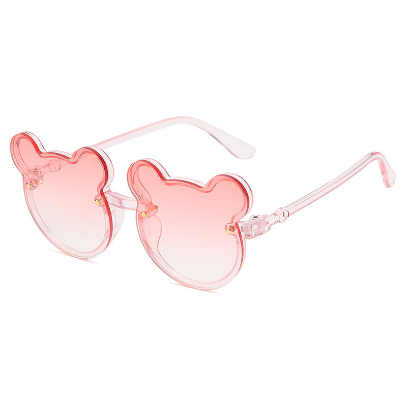 Women Playful Bear Shape Sunglasses Bowlift