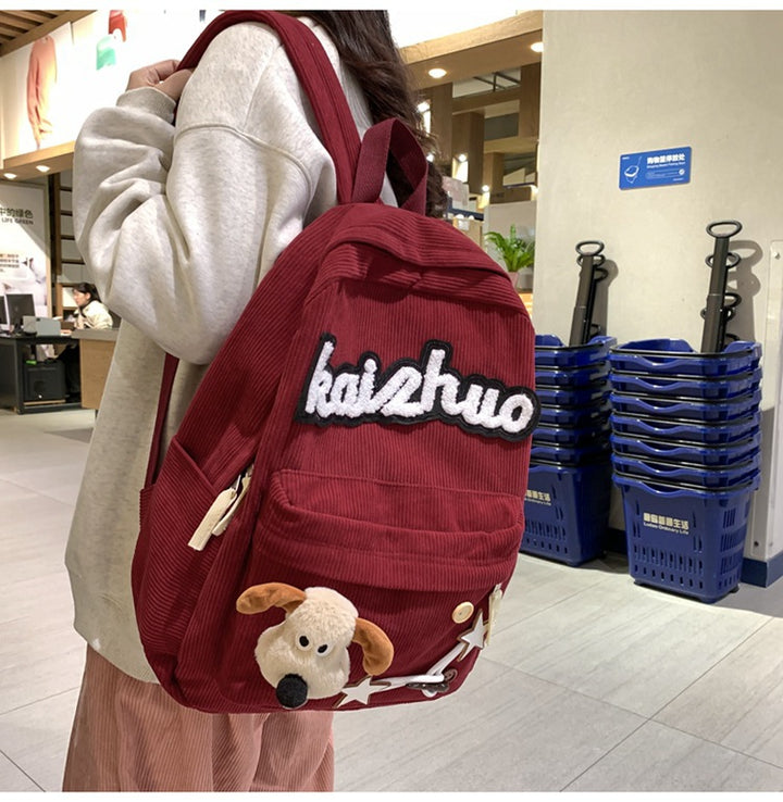 Cute Appliqué Backpack