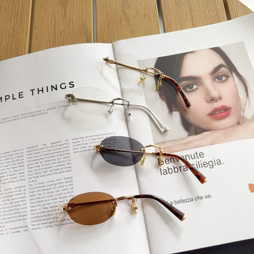 Modern Round Frame Eyeglasses Bowlift