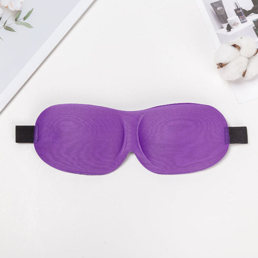 Unisex nan light-blocking travel mask with thermoformable nylon cover and wide comfort band Bowlift