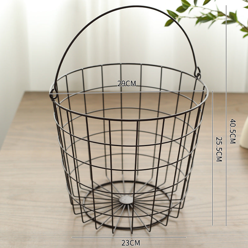 Unisex wire basket with ergonomic carrying lid Bowlift