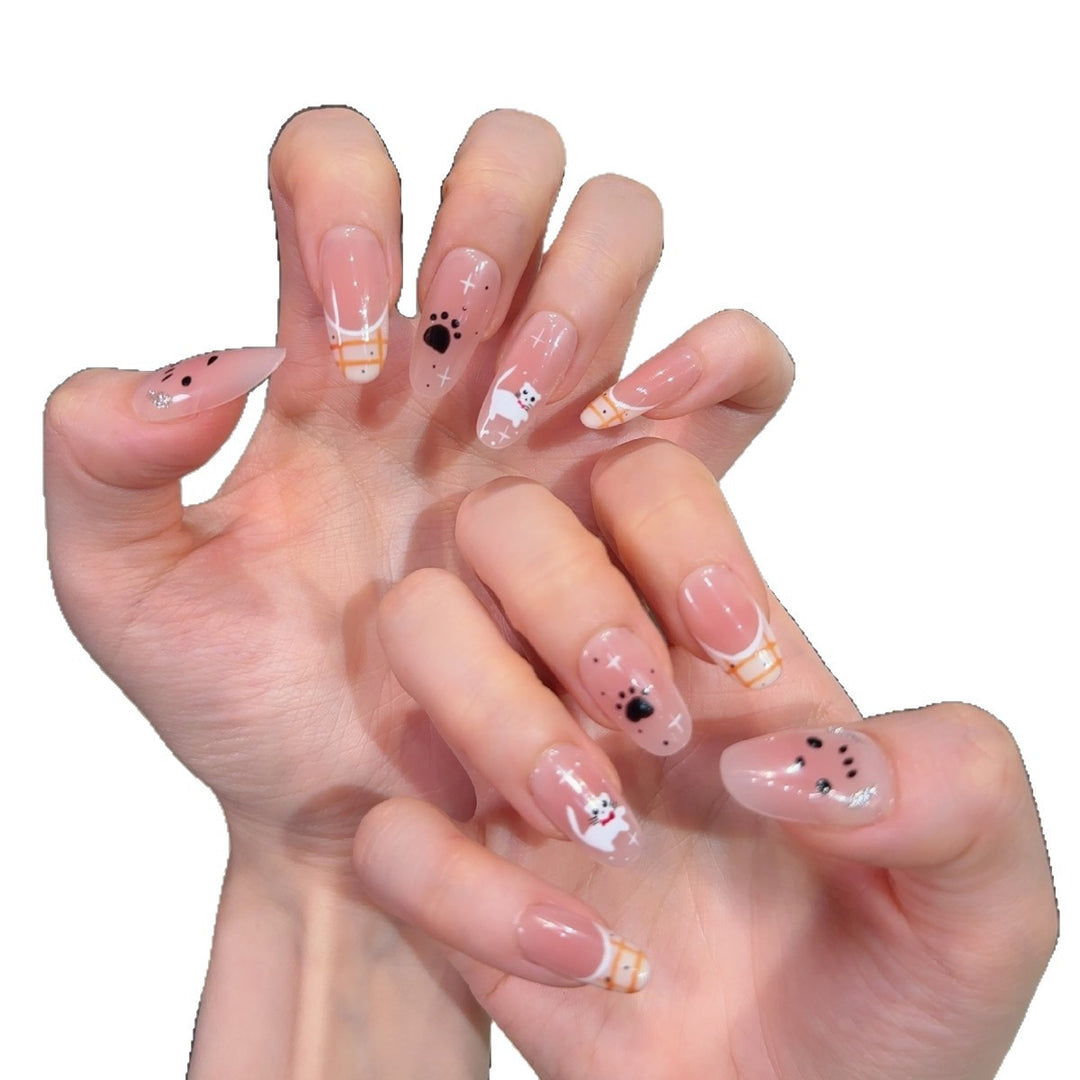 Playful Themed Press-On Nail Set Bowlift