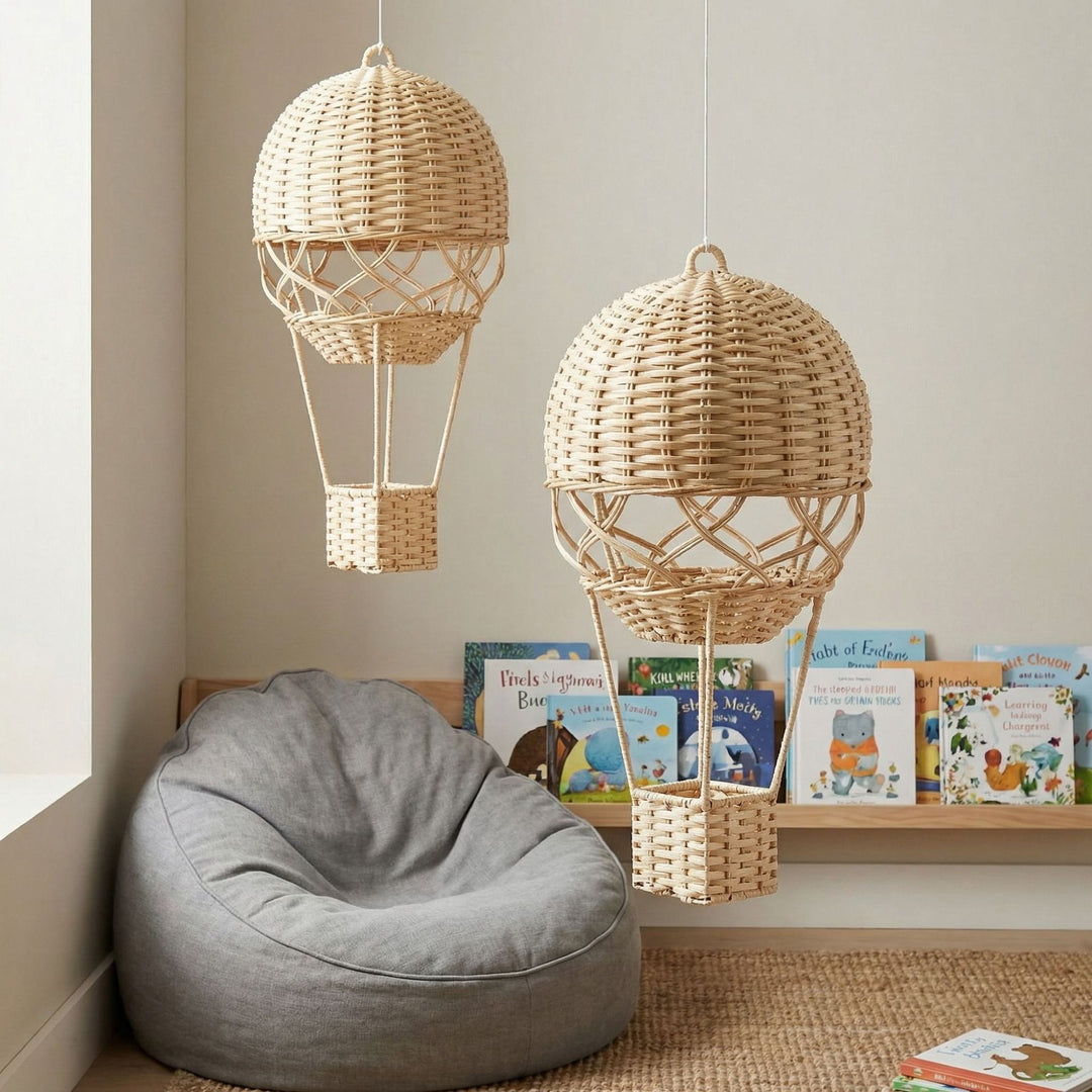 Hanging lamp in the form of a hot air balloon Bowlift
