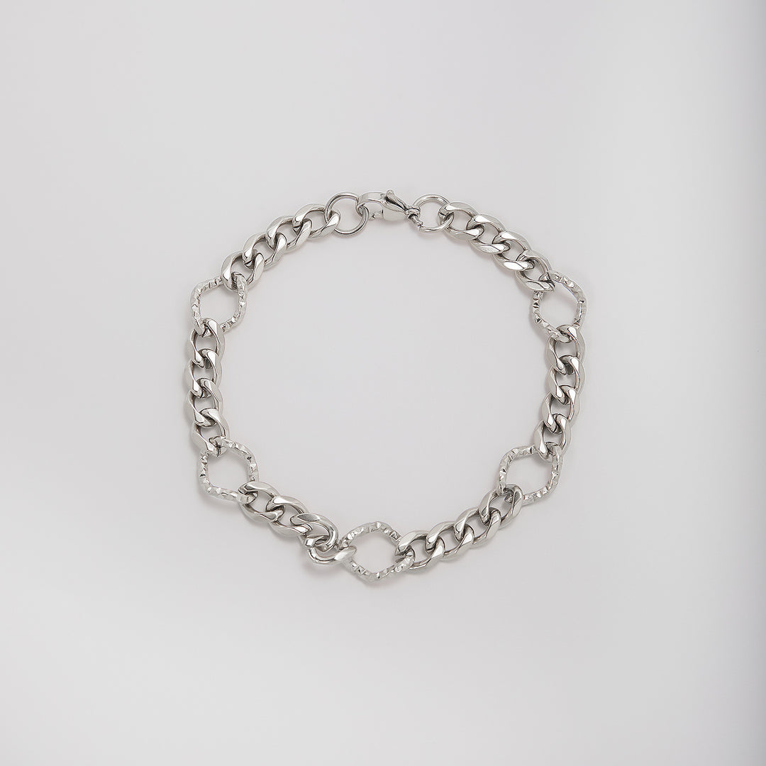 Chunky Interlocking Link Chain Necklace Bowlift