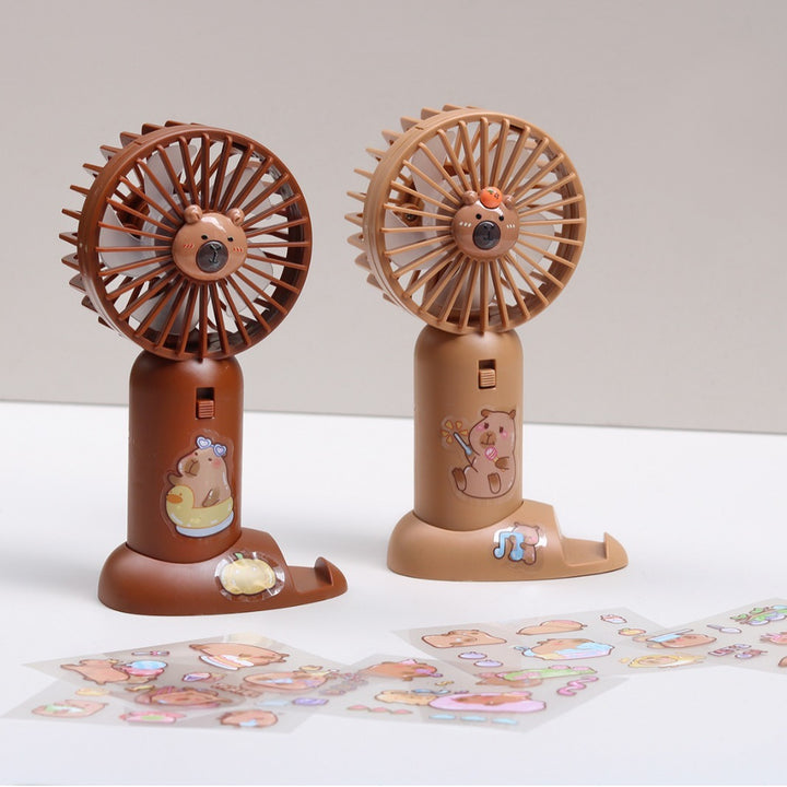 Unisex Portable Mini Fan in Cute Bear Design Bowlift