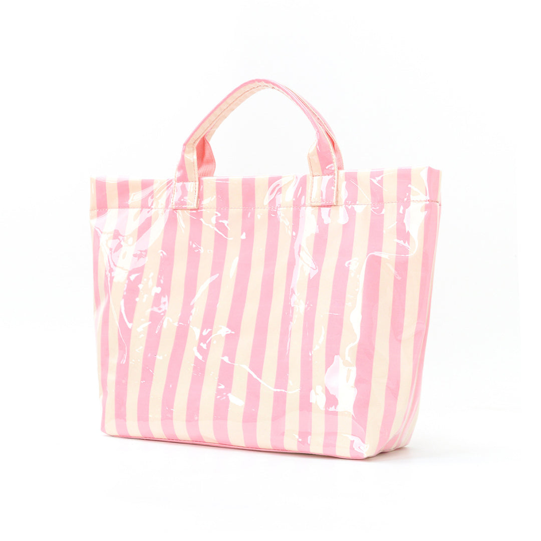 Beach bag with colorful check pattern and water-repellent coating Bowlift