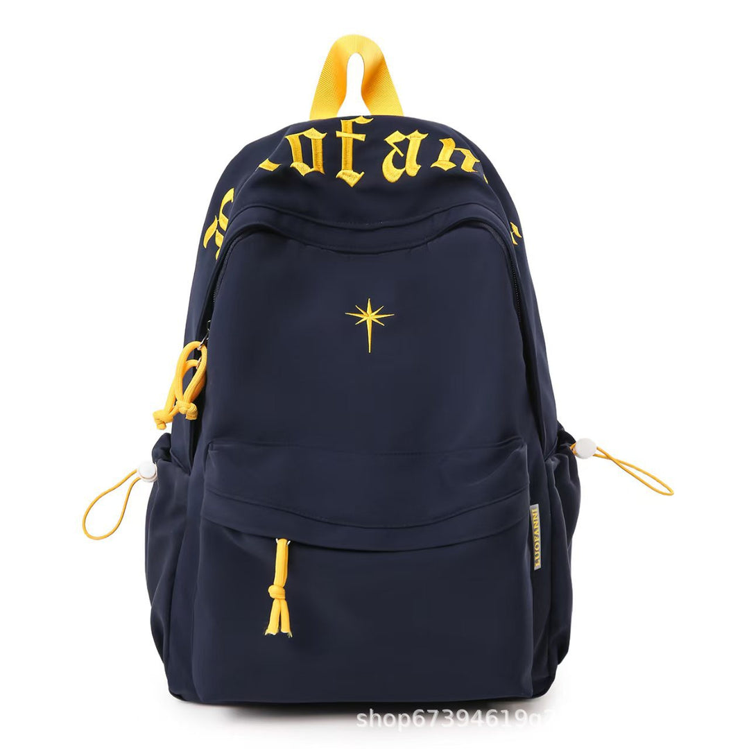Fashion-Forward Embroidered Backpack Bowlift