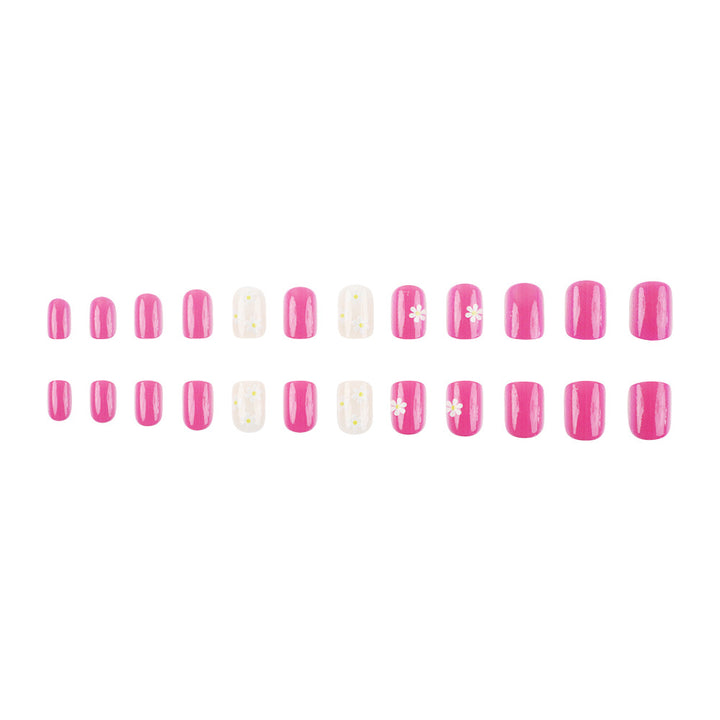 Floral Embellished Gel Nail Art Set Bowlift