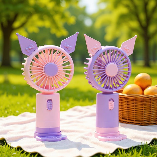 Unisex portable hand fan in playful animal design Bowlift