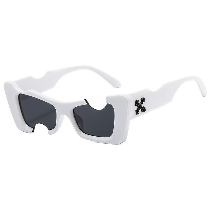 Women futuristic designer sunglasses Bowlift