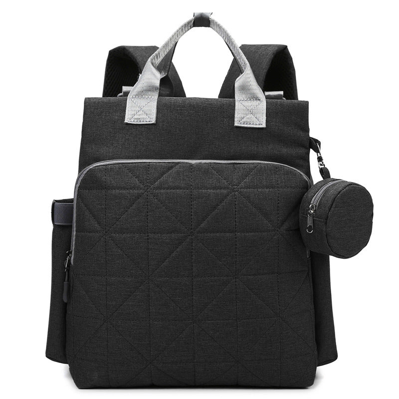 Multi-Functional Quilted Backpack Bowlift