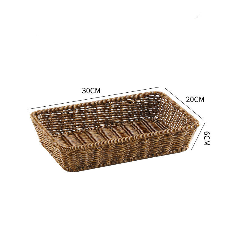 Natural Woven Storage Tray Bowlift