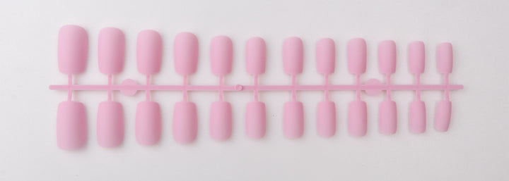 Matte Finish Long Stiletto Press-On Nails Bowlift